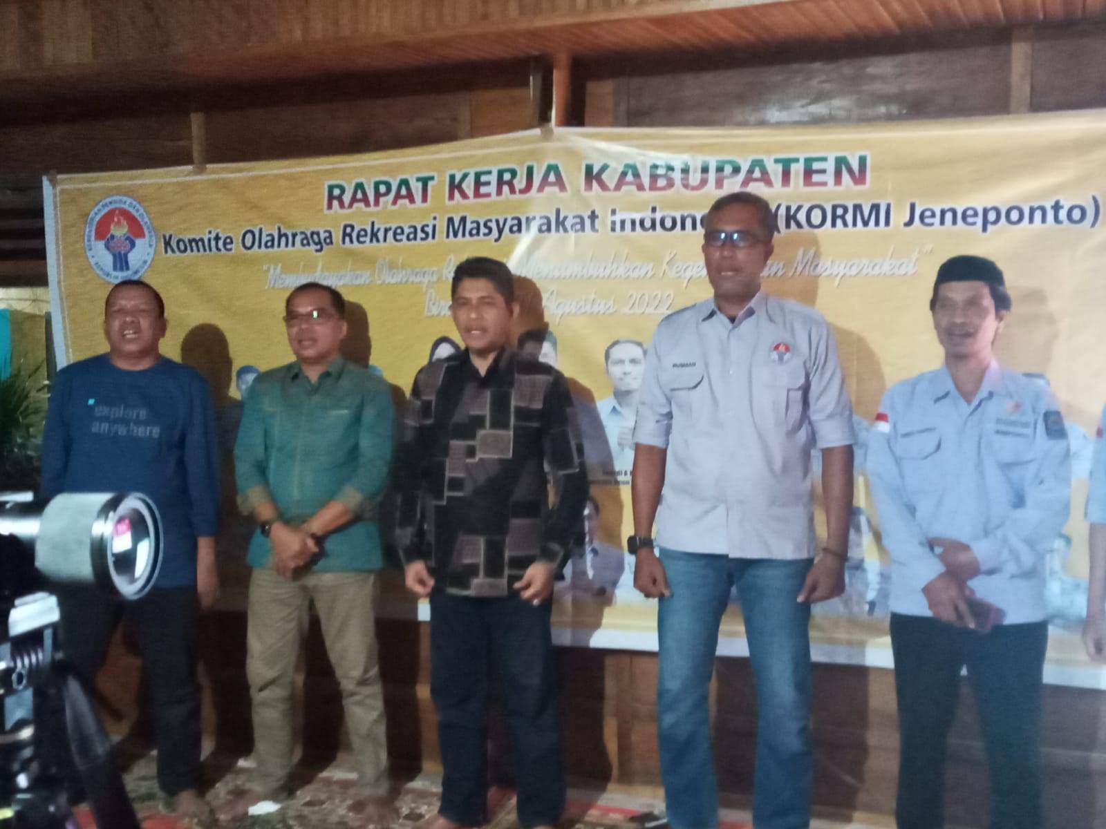 Sekda Jeneponto Buka Rapat Kerja Pengurus Kormi Di Tanjung Bira